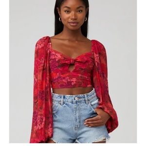 For Love and Lemons Crop Top